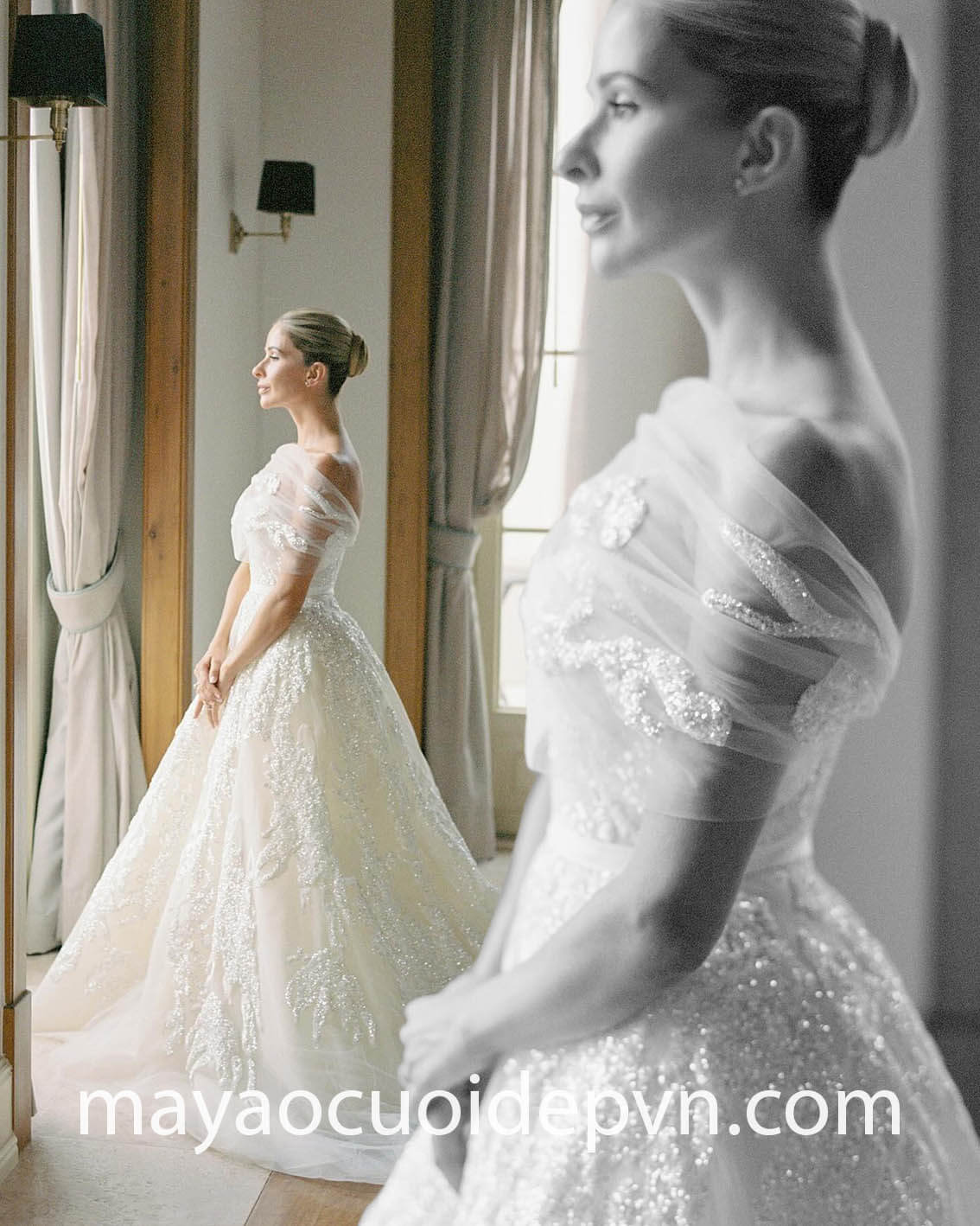 eye catching sparkle embroidere